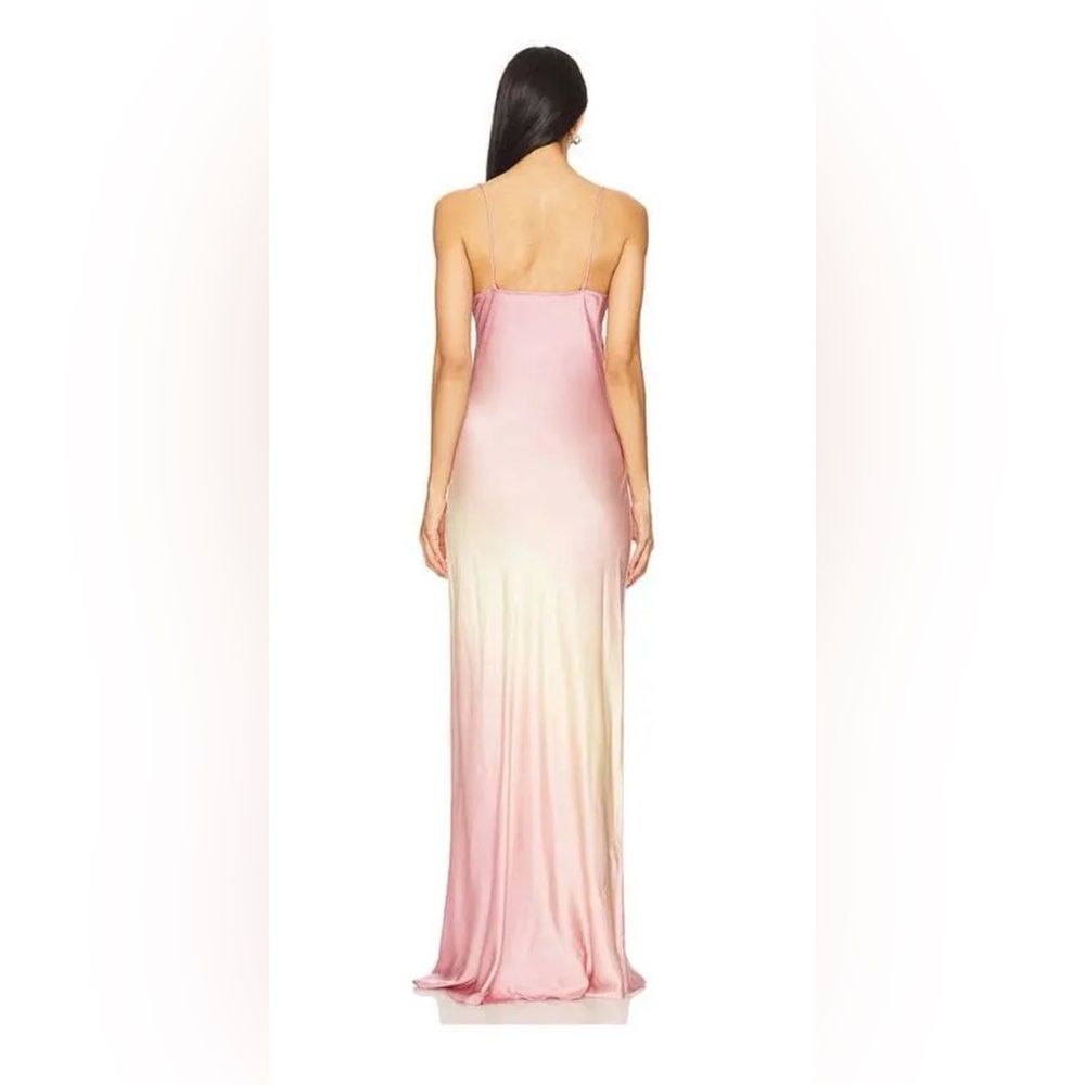 NWT Good American Satin Slip Maxi Dress - sz small - Picture 2 of 13